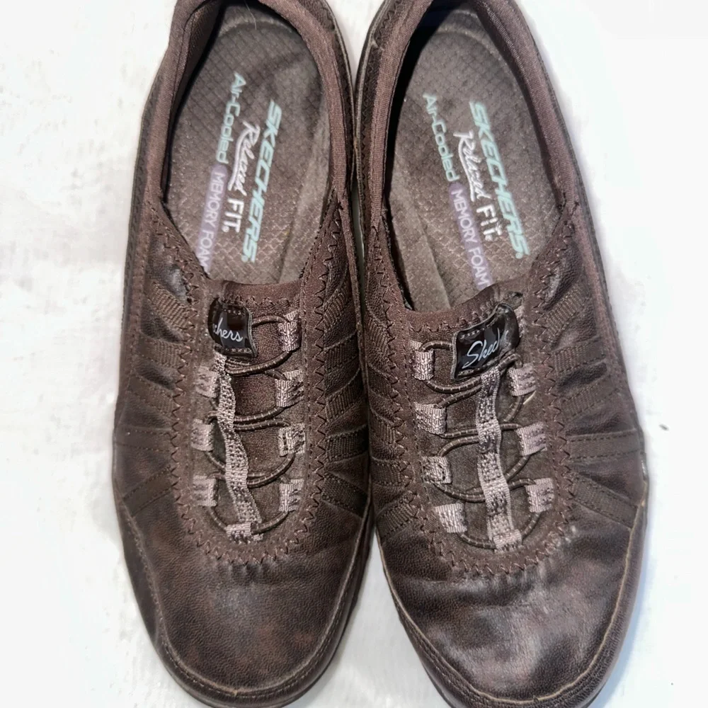 Skechers Women Chocolate Brown Sneakers.   (#104)